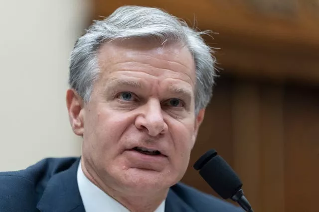 Christopher Wray close up