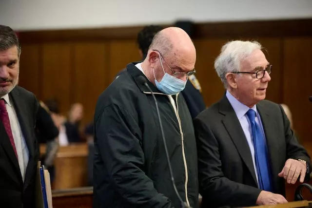 Former Trump executive Allen Weisselberg stands in court for sentencing in New York 