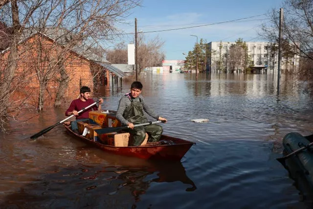 Inundações na Rússia