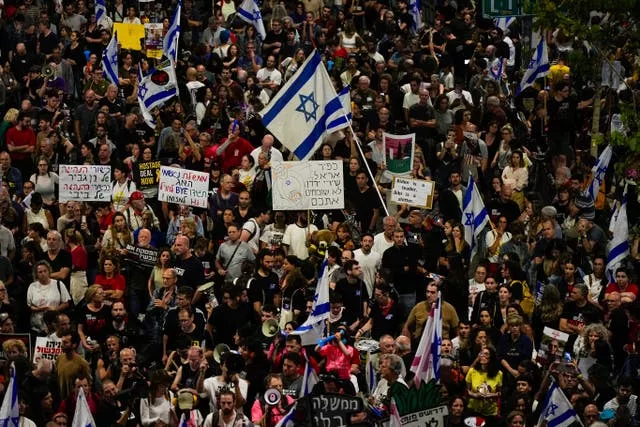 Protesto contra Netanyahu 