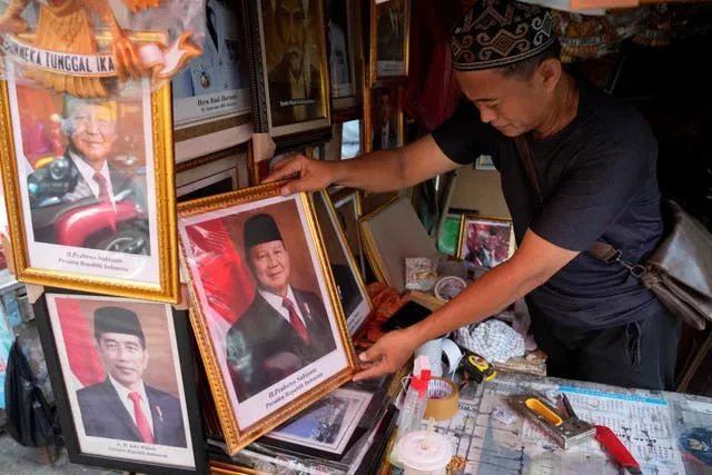 Retratos do novo líder indonésio
