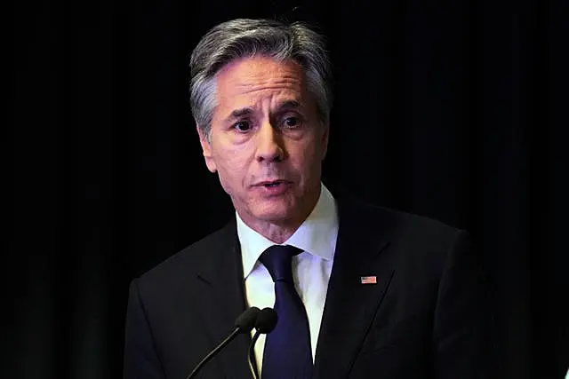 US Secretary of State Antony Blinken is expected in Israel on Tuesday (Tatan Syuflana/AP) US Israel