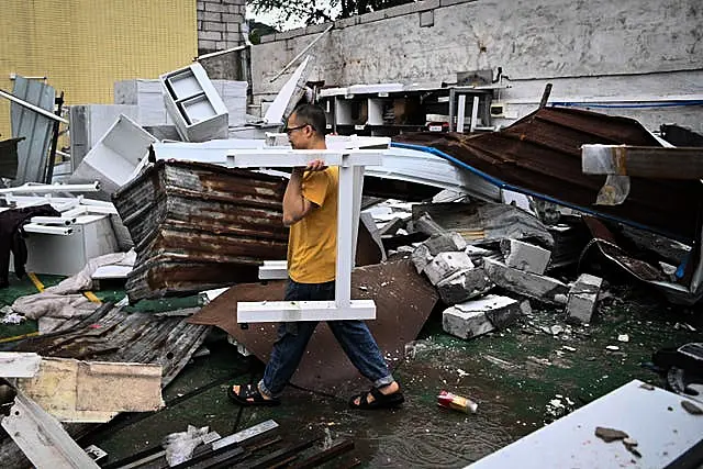 Tornado damage