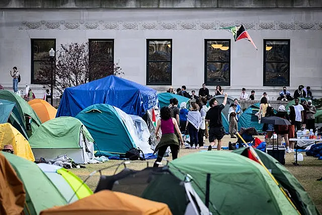 Protestos em campus de palestinos em Israel