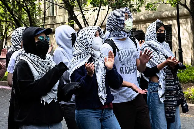 Israel Palestinians Campus Protest