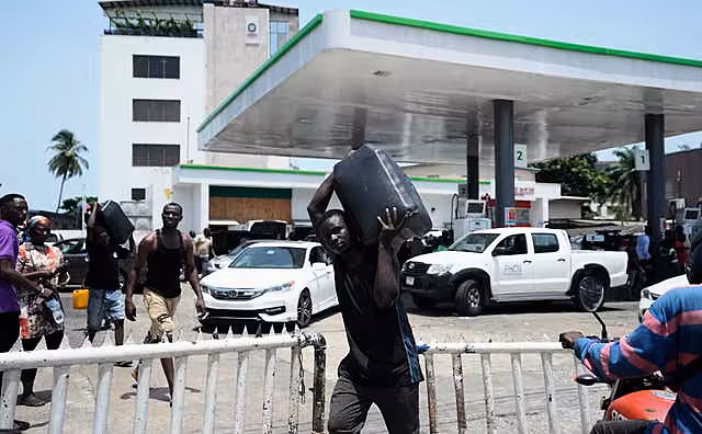 Petrol station in Lagos