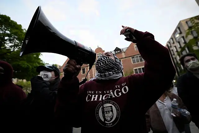 Protestos em campus de palestinos em Israel