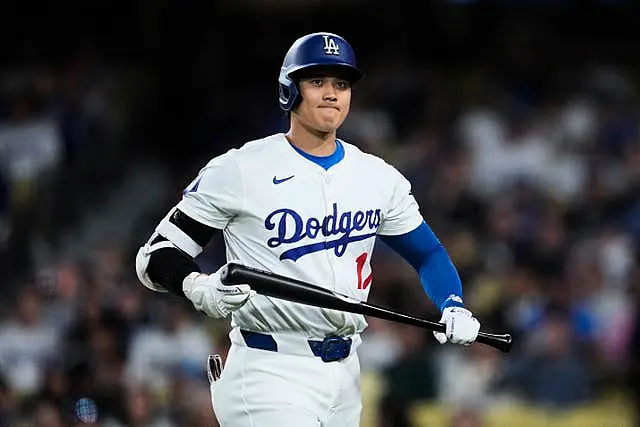 Los Angeles Dodgers designated hitter Shohei Ohtani