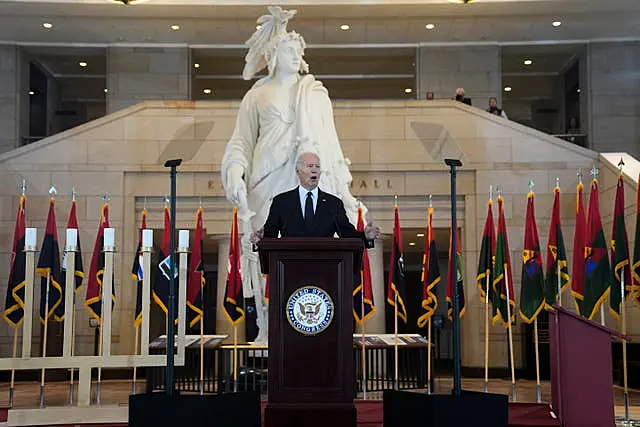 Biden Congress Holocaust Ceremony