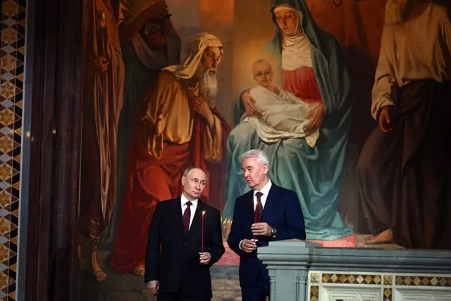 Rússia Ortodoxa Páscoa Putin