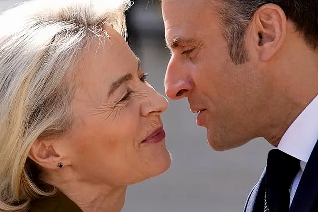 Ursula von der Leyen and Macron