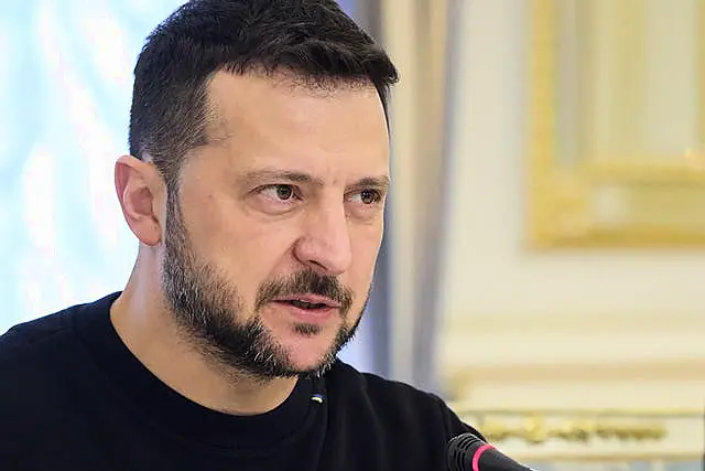 O presidente da Ucrânia, Volodymyr Zelensky