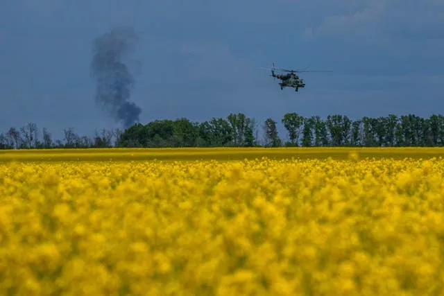 Ukrainian helicopter