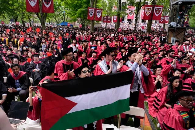 Campus Protests Harvard Commencement
