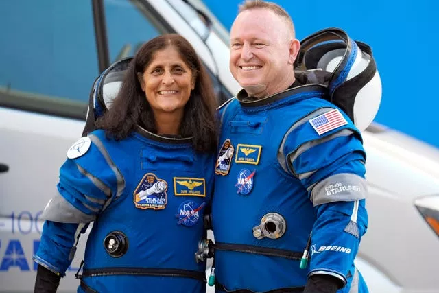 Nasa astronauts Suni Williams and Butch Wilmore