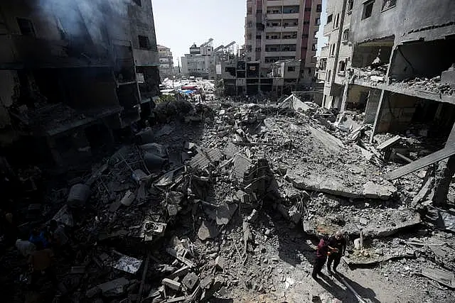 Scenes of destruction in Gaza