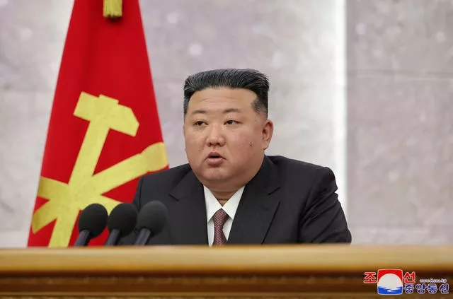 North Korean leader Kim Jong Un (Korean Central News Agency/Korea News Service via AP)