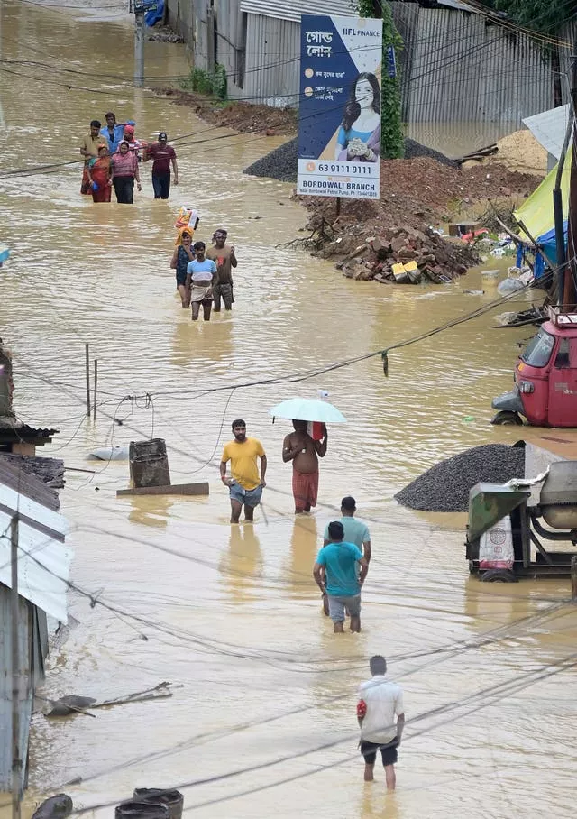 Residents flee in Agartala, Tripura state