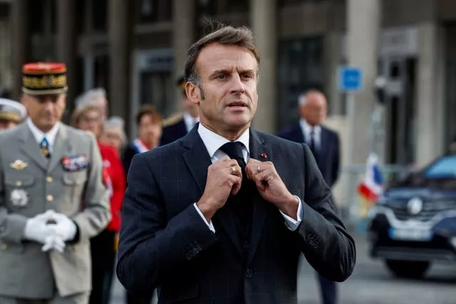 French President Emmanuel Macron