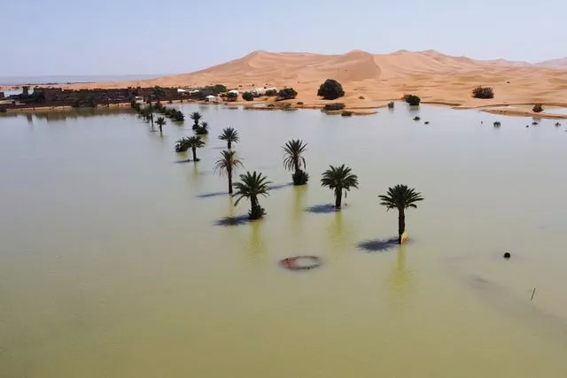 Morocco Desert Rain