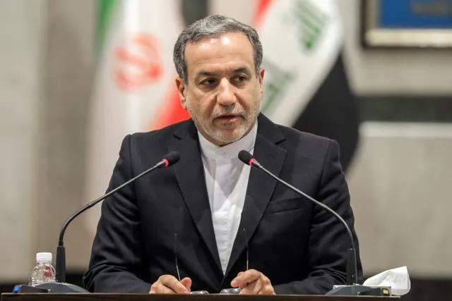 Iranian foreign minister Abbas Araghchi