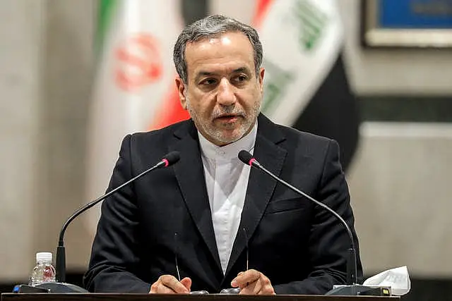 Iranian foreign minister Abbas Araghchi 