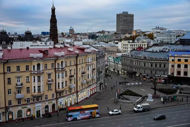 A picturesque street in Kazan