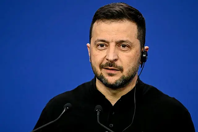 Ukraine’s President Volodymyr Zelensky