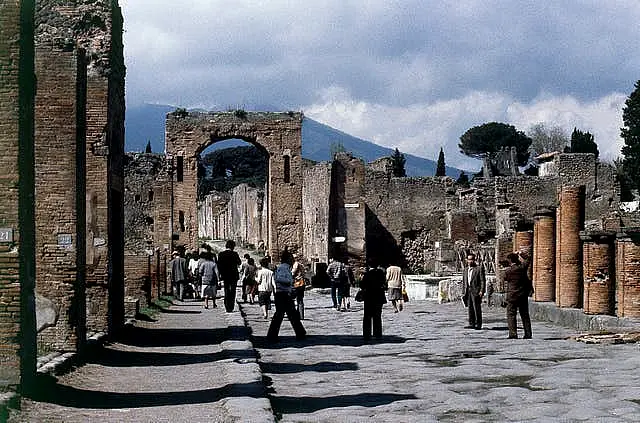 The streets of Pompeii 