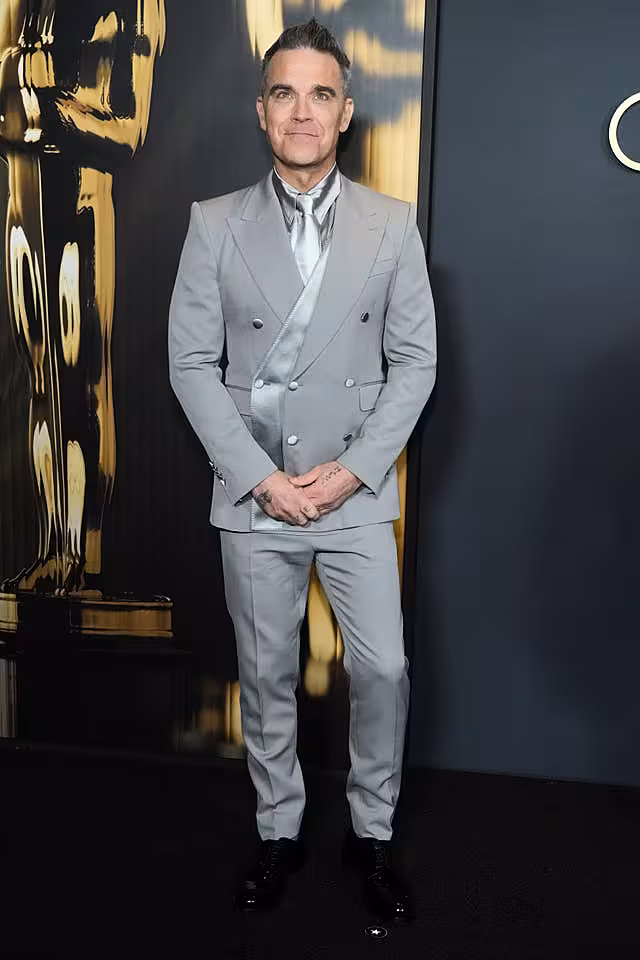 Robbie Williams arrives at the 15th Governors Awards