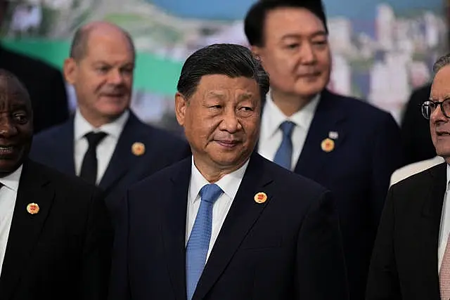 China’s president Xi Jinping (Silvia Izquierdo/AP)