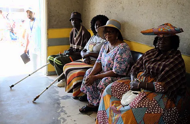 Namibians queue to vote