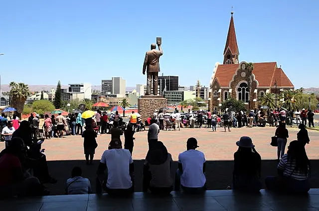 Namibians queue to vote