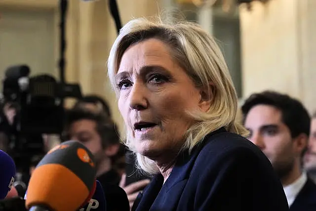 French far-right leader Marine Le Pen