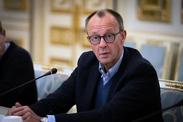 The Chairman of the German Christian Democratic Party (CDU) Friedrich Merz 