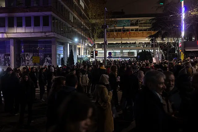 Serbia Protest