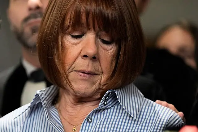 Gisèle Pélicot speaks to the press in front of the court in Avignon, France