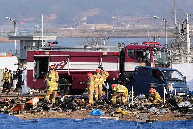 Plane fire in South Korea