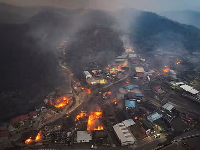 South Korea Wildfires