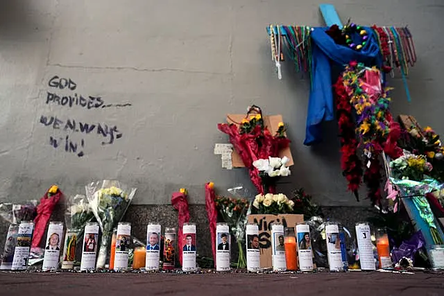 A memorial for the victims of a deadly New Year’s Day truck attack in the French Quarter of New Orleans 