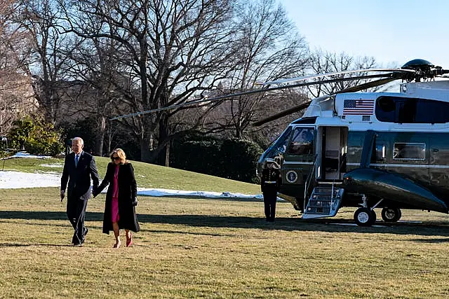 President Joe Biden and first lady Jill Biden