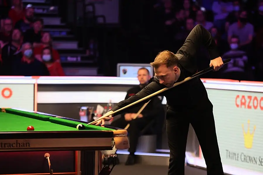 Barry Hawkins saw off Judd Trump to reach the final