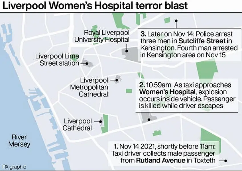 Liverpool Women's Hospital terror blast