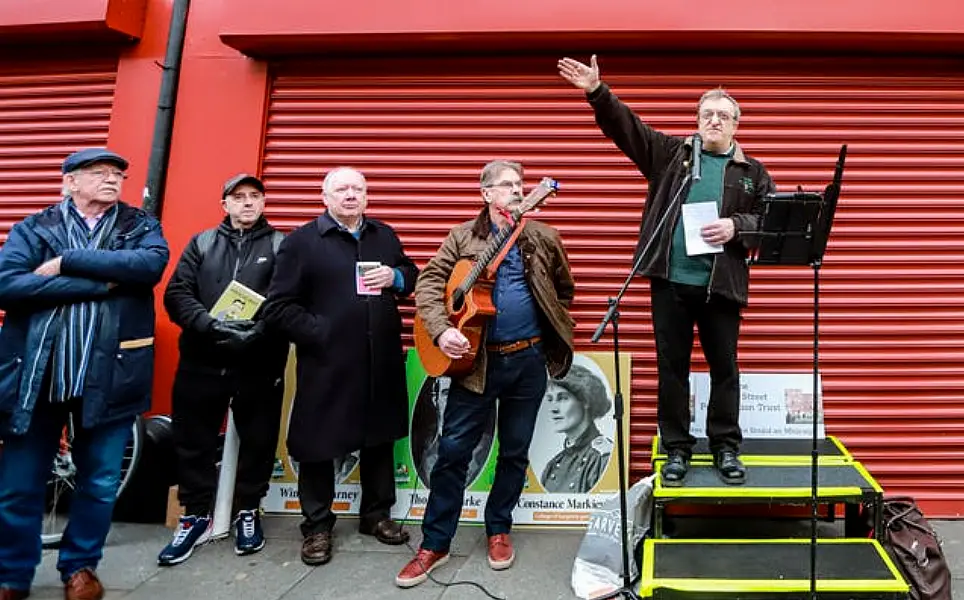 Moore Street Preservation Trust rally