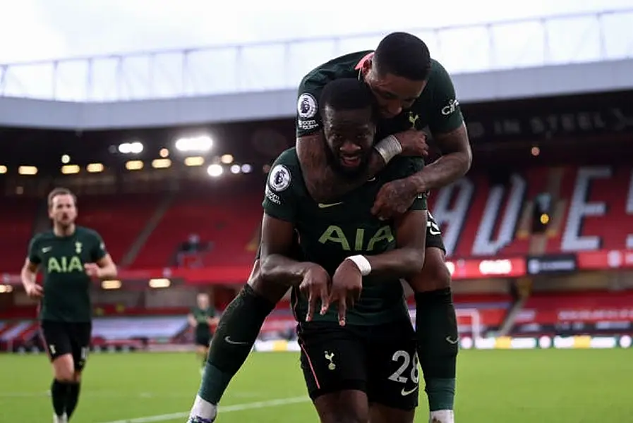 Tanguy Ndombele and Steven Bergwijn 