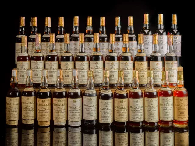 Most valuable Scotch whisky auction