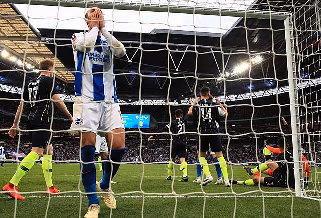 Brighton were beaten by Manchester City in the 2019 FA Cup semi-finals