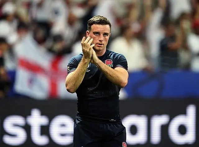 George Ford applauds the fans