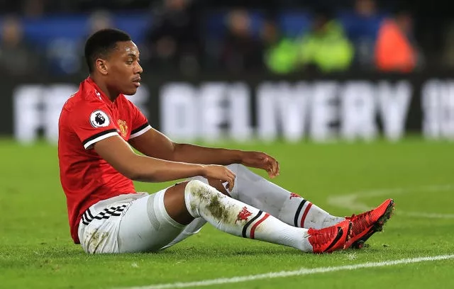 Anthony Martial will miss United's trip to Leicester (Mike Egerton/PA)