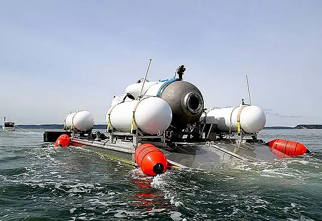 The submersible vessel Titan